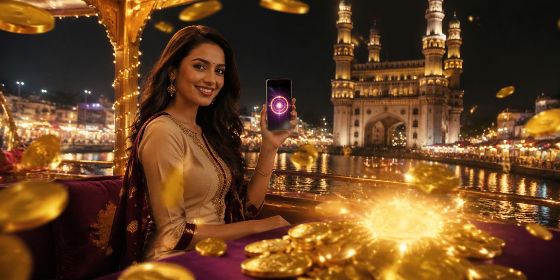 Hyderabad user making a mobile payment for lottery tickets via UPI app