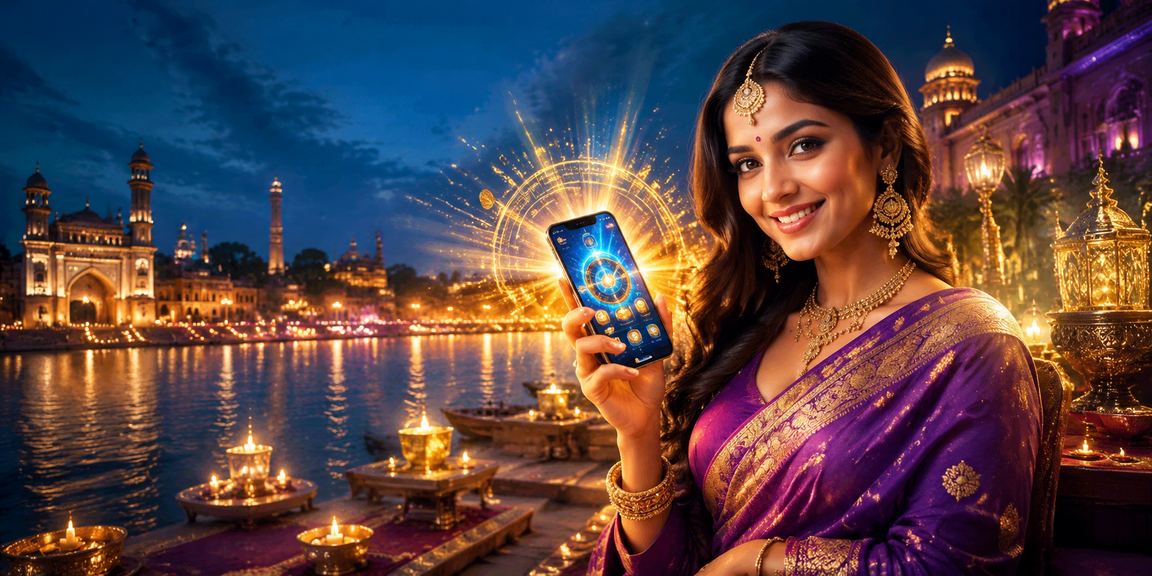 Lucknow player browsing lottery categories using casino-like app interface